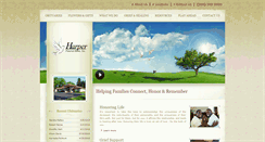 Desktop Screenshot of harperfuneral.com