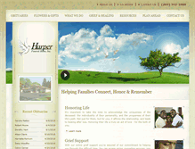 Tablet Screenshot of harperfuneral.com